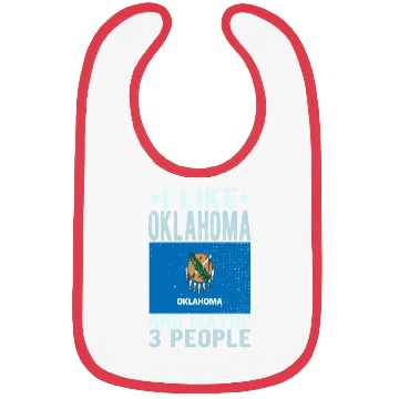 Discover Oklahoma Flag US State Bibs