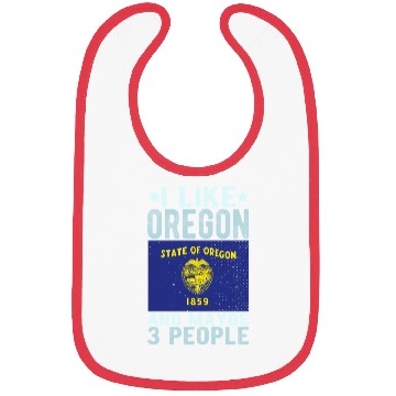 Discover Oregon Flag US State Bibs