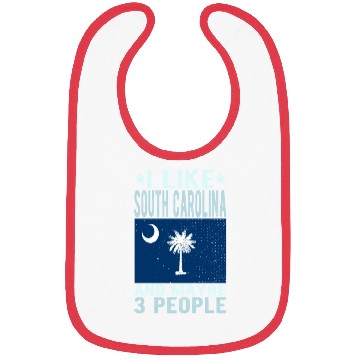 Discover South Carolina Flag US State Bibs