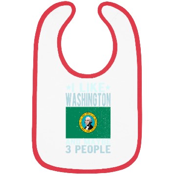 Discover Washington Flag US State Bibs