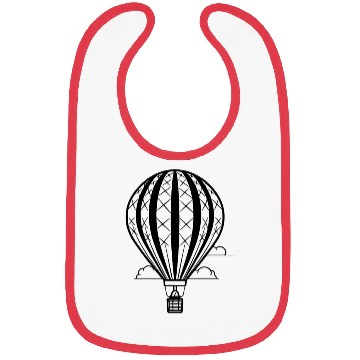 Discover Geometric Hot Air Balloon Cloud Ship Bibs