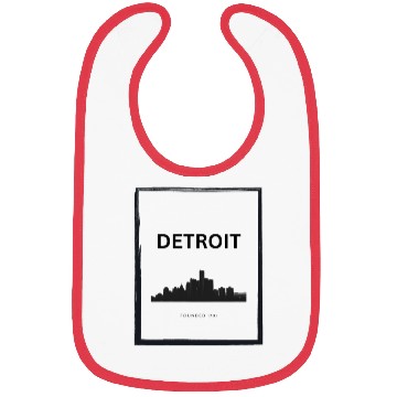 Discover Detroit Skyline Bibs