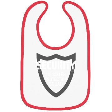 Discover Security Lil' Sister Protection Squad Big Brother Bibs