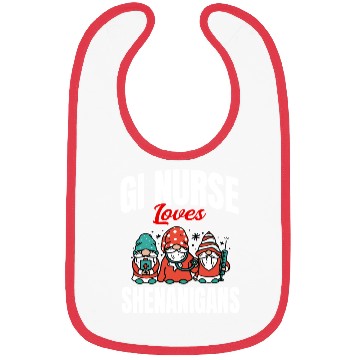 Discover Funny Gi Nurse Loves Shenanigans Irish St. Bibs