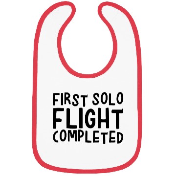 Discover First Solo Flight Completed 2 Bibs