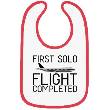 Discover First Solo Flight Completed 4 Bibs