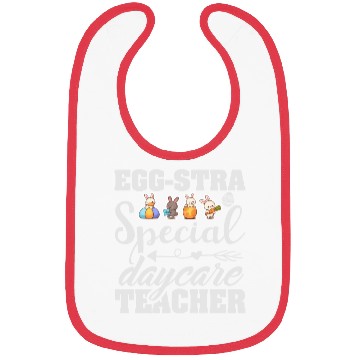 Discover Egg Stra Special Daycare Teacher Bibs