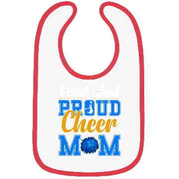 Discover LOUD AND PROUD CHEER MOM Bibs