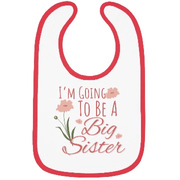 Discover I'm Going To Be A Big Sister Bibs