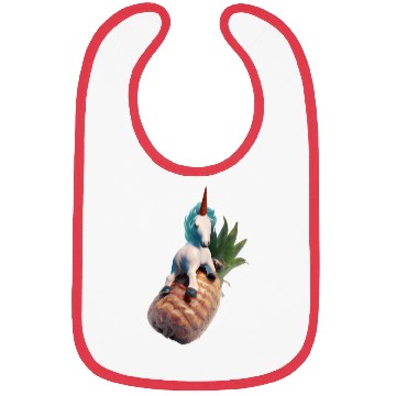 Discover Pineapple unicorn - tropical unicorn Bibs