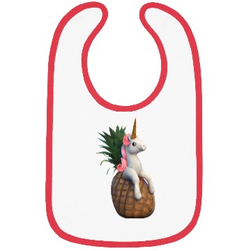 Discover Pineapple unicorn - tropical unicorn Bibs