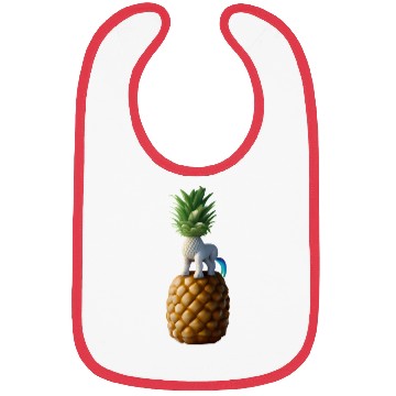 Discover Pineapple unicorn - tropical unicorn Bibs