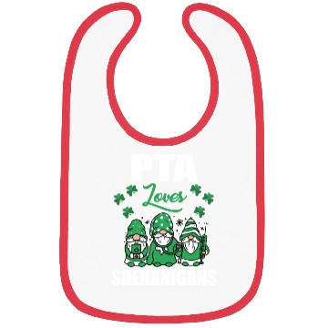 Discover PTA Loves Shenanigans Irish St. Patricks Day Bibs