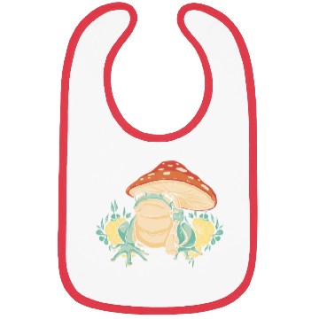 Discover Cottagecore Mushroom Aesthetic Nature Conservation Bibs