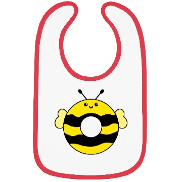 Discover Happy Sweet Donut Bee Bibs