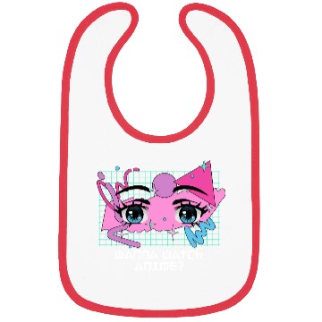 Discover Wanna Watch Anime Kawaii Japanese Cute Japan Anime Bibs