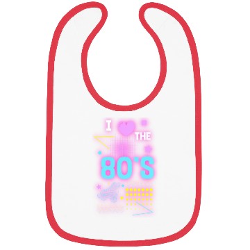 Discover Neon Vintage Geek Bibs