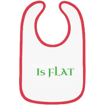 Discover Flat Earth Green Bibs