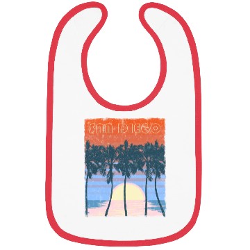 Discover San Diego Beach Family Vacation Keepsake Bibs
