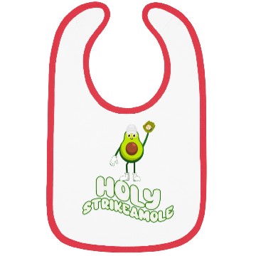 Discover Holy Strikeamole Baseball Softball Avocado Bibs