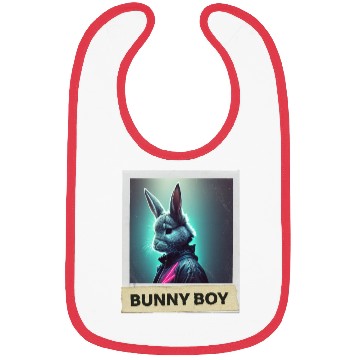 Discover Bunny Boy Card Design Bibs