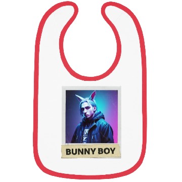 Discover Bunny Boy Card Design Bibs