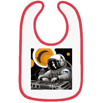 Discover Intricate detailed artwork of astronauts using Bibs