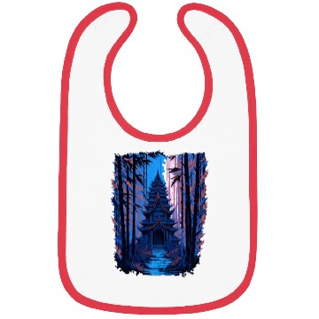 Discover Japanese Temple in a Bamboo Forest Bibs