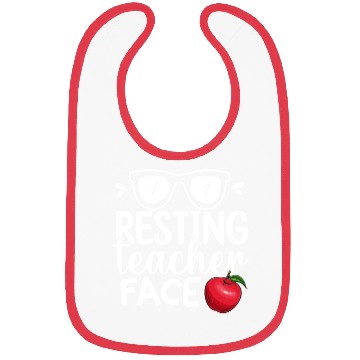 Discover Resting Teacher Face Happy Retirement Plan Bibs
