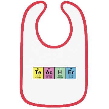 Discover Science Teacher Chemical Elements Bibs