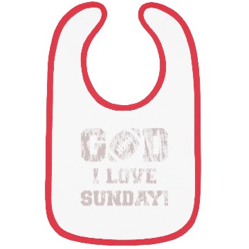 Discover GOD I LOVE SUNDAY Bibs