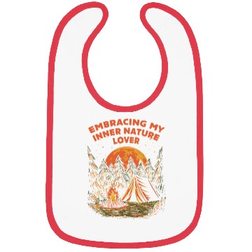 Discover Embracing Inner Nature Lover Camping Forest Camper Bibs