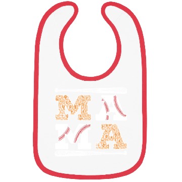 Discover Baseball Mama Baseball Player Mothers Day Bibs