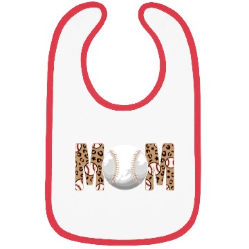 Discover Baseball Mama Baseball Player Mothers Day Bibs