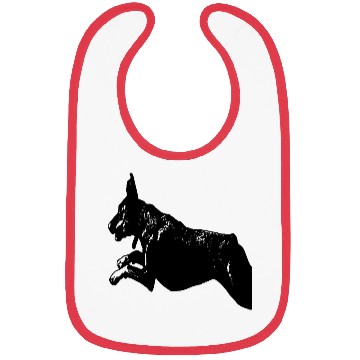 Discover Doberman jumping ,Funny Doberman Pinscher Vector Bibs