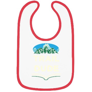 Discover Trail Dude Hiking Mountain Hiker Summit Wildlife T Bibs