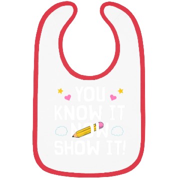 Discover Cool Teacher Testing For Men Women Test Day Math Bibs