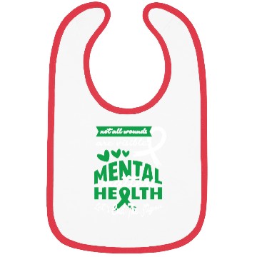 Discover May Green Mental Health Awareness End Stigma Bibs