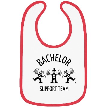 Discover Bachelor Support Team (Caricature / Dance / 1C) Bibs