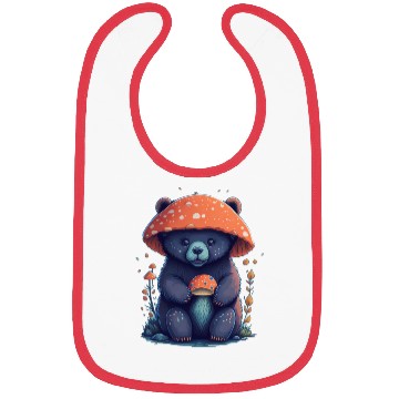 Discover a cute bear cub Bibs