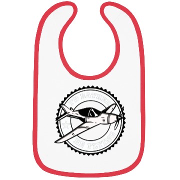 Discover Funny Pilot Aviation Airplane I'd Rather Be Flying Bibs