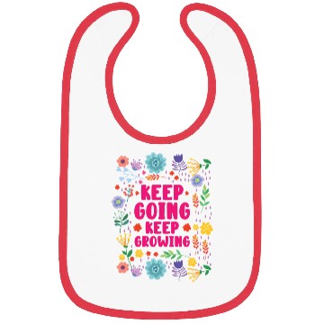 Discover Keep Going Keep Growing Spring Gardener Gardening Bibs