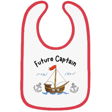 Discover Sailing Sailboat Future Captain Children Bibs