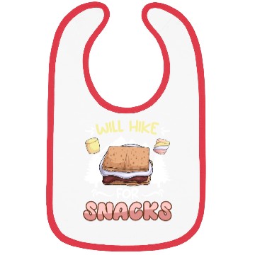 Discover Wanderlust Climber funny Mountain Hiking Snack Bibs