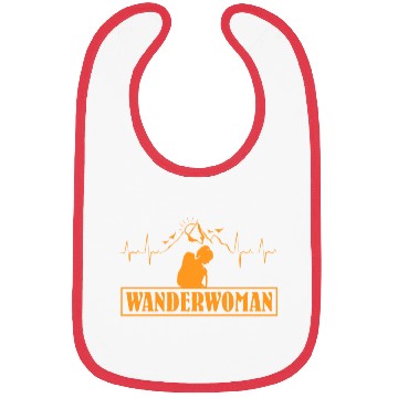 Discover Wanderwoman Mountaineer Wanderlust Hiker Bibs