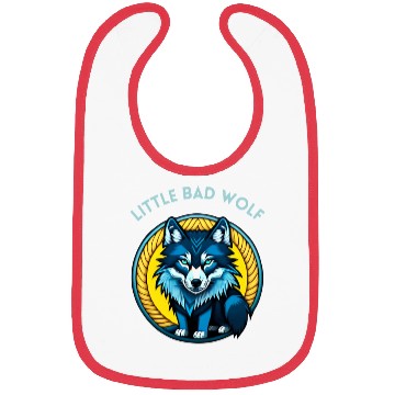 Discover Little Bad Wolf Graphic Bibs
