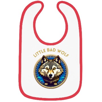 Discover Little Bad Wolf Graphic Bibs