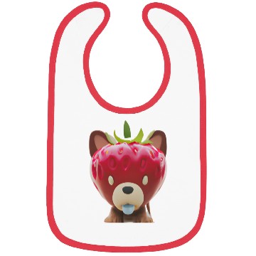 Discover Strawberry Hound Bibs