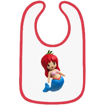 Discover Strawberry mermaid Bibs