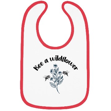 Discover Bee a wildflower Bibs